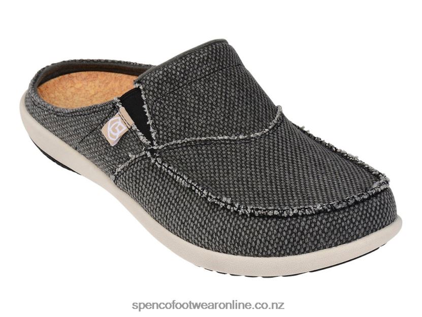 Spenco Footwear Men's Siesta Slide 426V8T863 Charcoal Grey