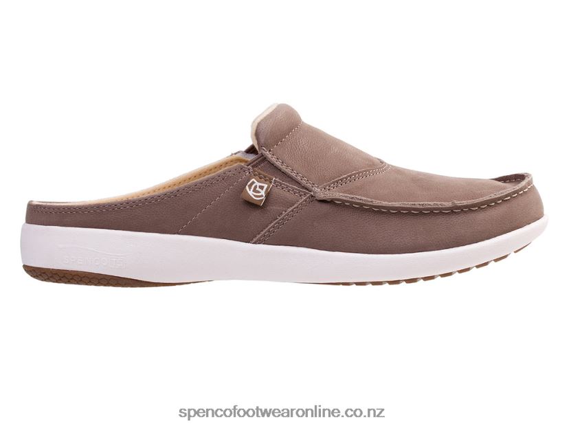 Spenco Footwear Men's Siesta Slide Nubuck 426V8T867 Fossil