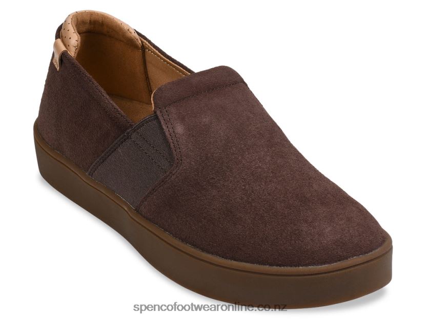 Spenco Footwear Men's Backside Slip-On 426V8T873 French Roast