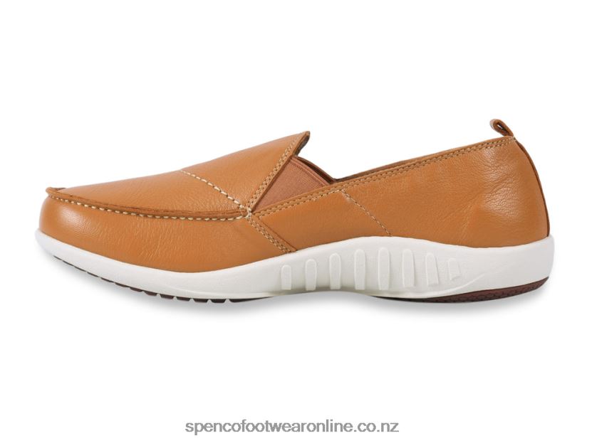 Spenco Footwear Men's Siesta Leather Slip-On 426V8T877 Black