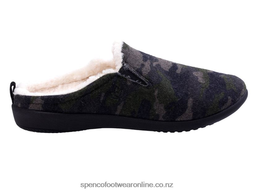 Spenco Footwear Men's Dundee Camo Slipper 426V8T893 Olive Camo