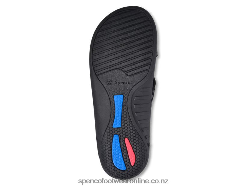 Spenco Footwear Men's Kholo Tribal Slide 426V8T850 Black