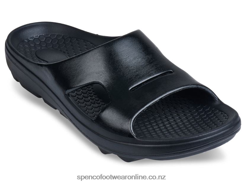 Spenco Footwear Men's Fusion 2 Fade Slide 426V8T858 Black