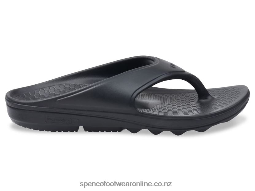 Spenco Footwear Men's Fusion 2 Sandal 426V8T852 Black