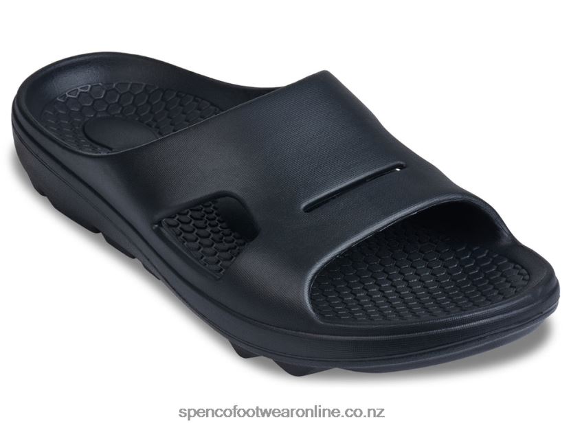 Spenco Footwear Men's Fusion 2 Slide 426V8T857 Black