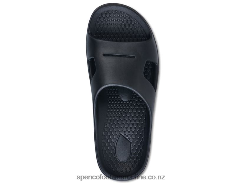 Spenco Footwear Men's Fusion 2 Slide 426V8T857 Black