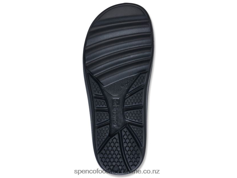 Spenco Footwear Men's Fusion 2 Slide 426V8T857 Black