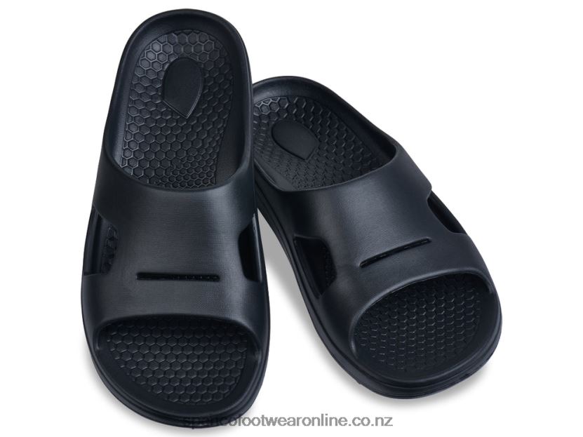 Spenco Footwear Men's Fusion 2 Slide 426V8T857 Black