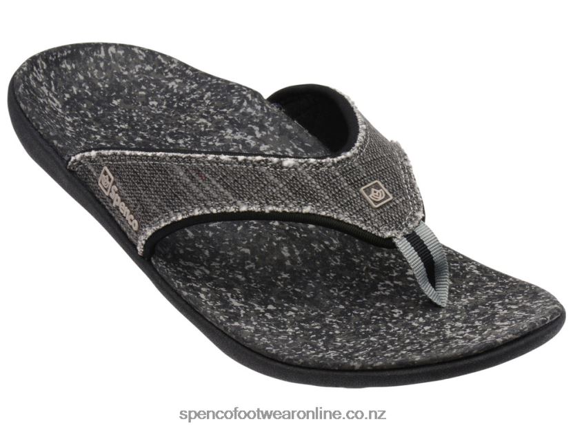 Spenco Footwear Men's Yumi Canvas Sandal 426V8T841 Black