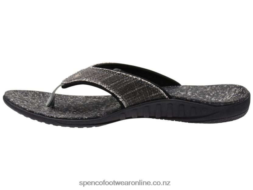 Spenco Footwear Men's Yumi Canvas Sandal 426V8T841 Black