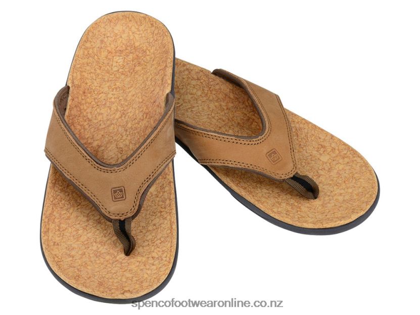 Spenco Footwear Men's Yumi Leather 426V8T832 Black