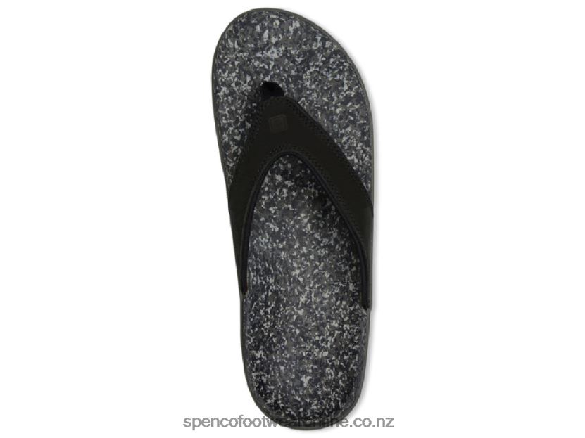 Spenco Footwear Men's Yumi Leather 426V8T832 Black