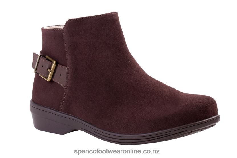 Women Spenco Footwear Boise Boot 426V8T799 Chocolate