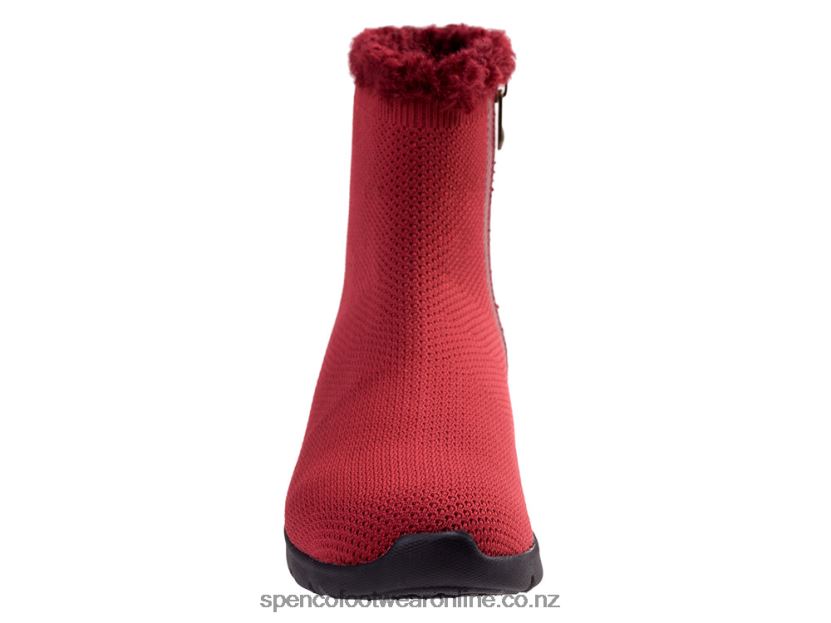 Women Spenco Footwear Cozy Winter Boot 426V8T787 Rumba Red