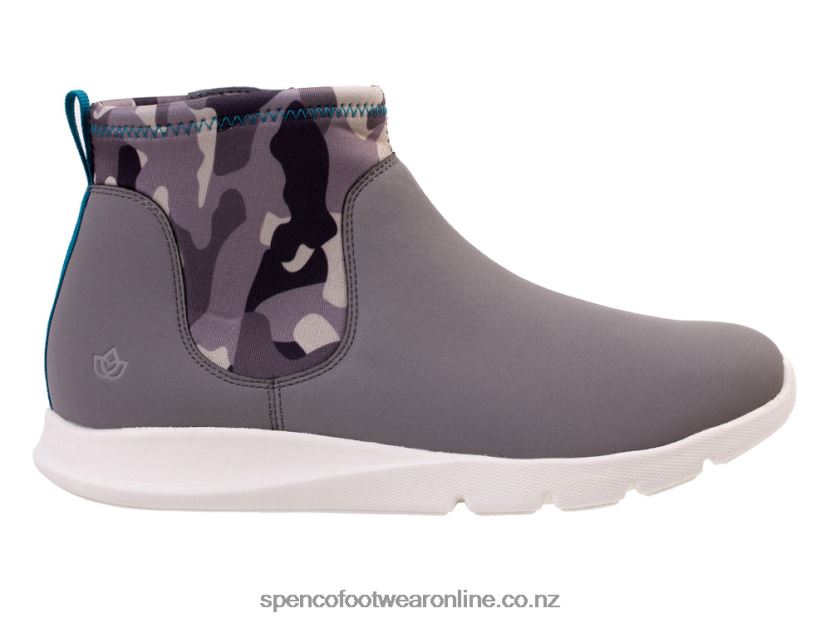 Women Spenco Footwear Paddock Boot 426V8T792 Grey Camo