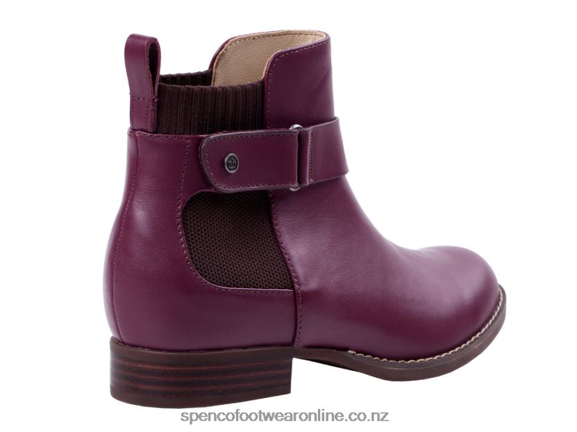 Women Spenco Footwear Park Avenue Boot 426V8T816 Burgundy
