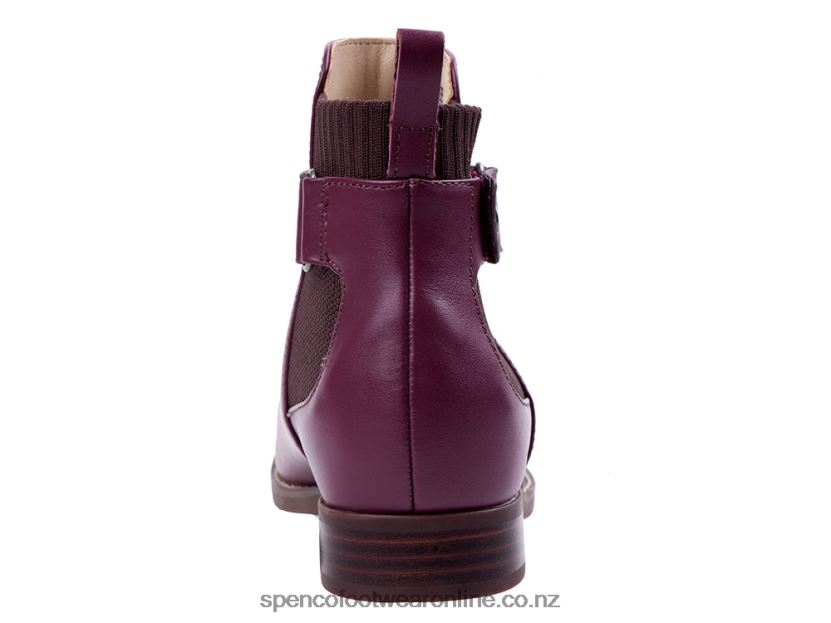 Women Spenco Footwear Park Avenue Boot 426V8T816 Burgundy