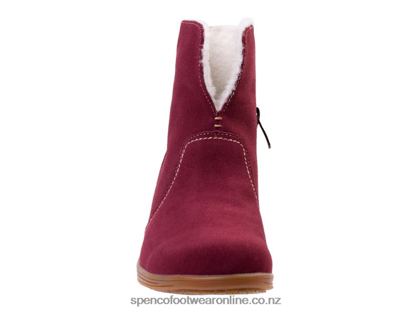 Women Spenco Footwear Sun Valley Boot 426V8T795 Burgundy