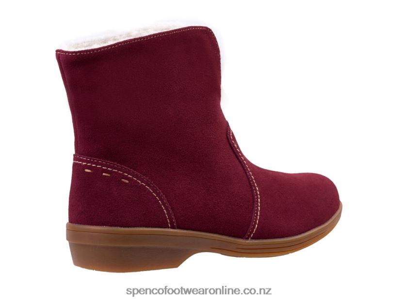Women Spenco Footwear Sun Valley Boot 426V8T795 Burgundy