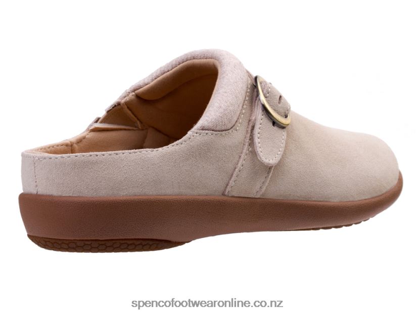 Women Spenco Footwear Ashley Suede 426V8T369 Oatmeal