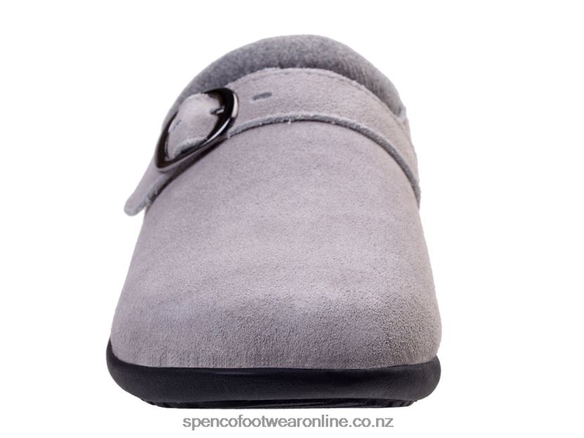 Women Spenco Footwear Ashley Suede 426V8T372 Charcoal