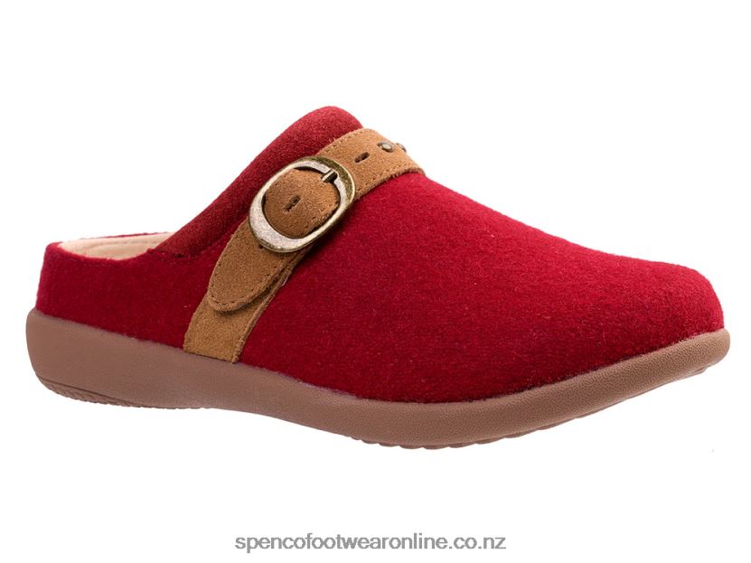 Women Spenco Footwear Ashley Wool 426V8T437 Baked Apple