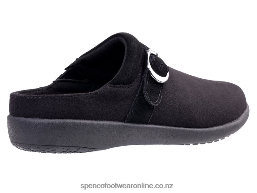 Women Spenco Footwear Ashley Wool 426V8T439 Black