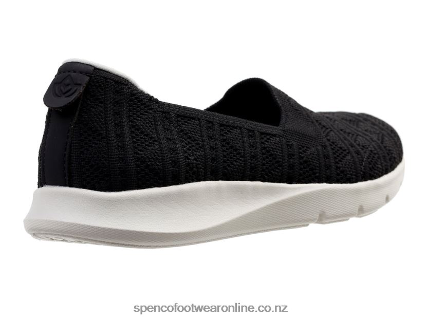 Women Spenco Footwear Comfort Stretch Crochet 426V8T340 Black