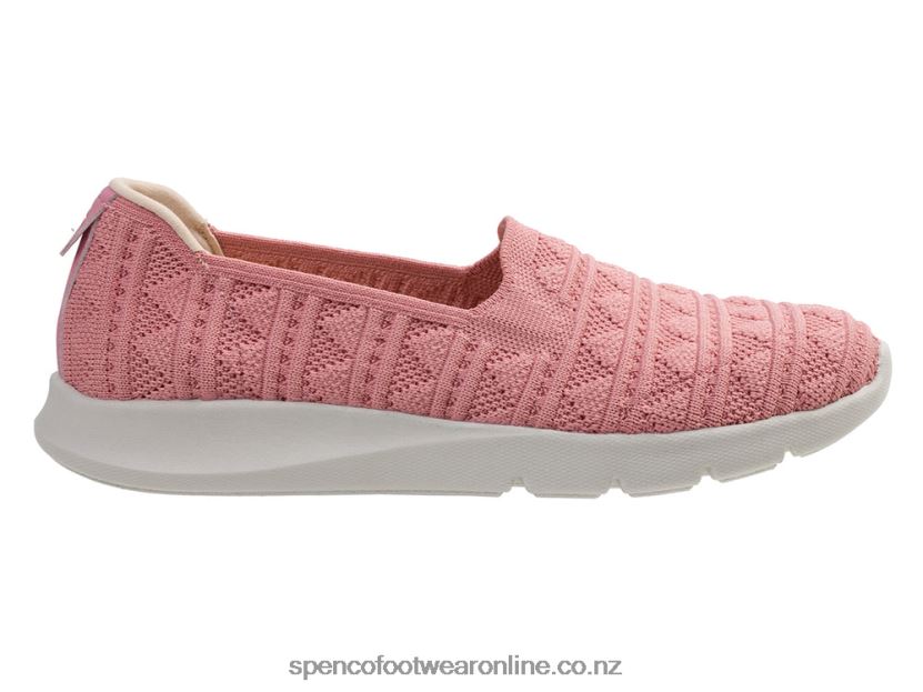 Women Spenco Footwear Comfort Stretch Crochet 426V8T341 Rose Tan