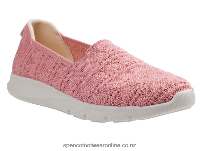 Women Spenco Footwear Comfort Stretch Crochet 426V8T341 Rose Tan