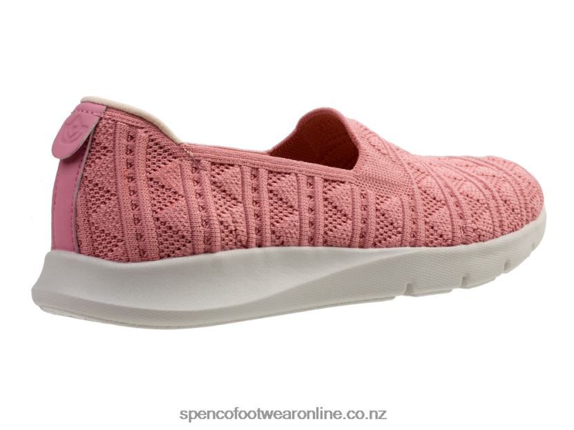 Women Spenco Footwear Comfort Stretch Crochet 426V8T341 Rose Tan