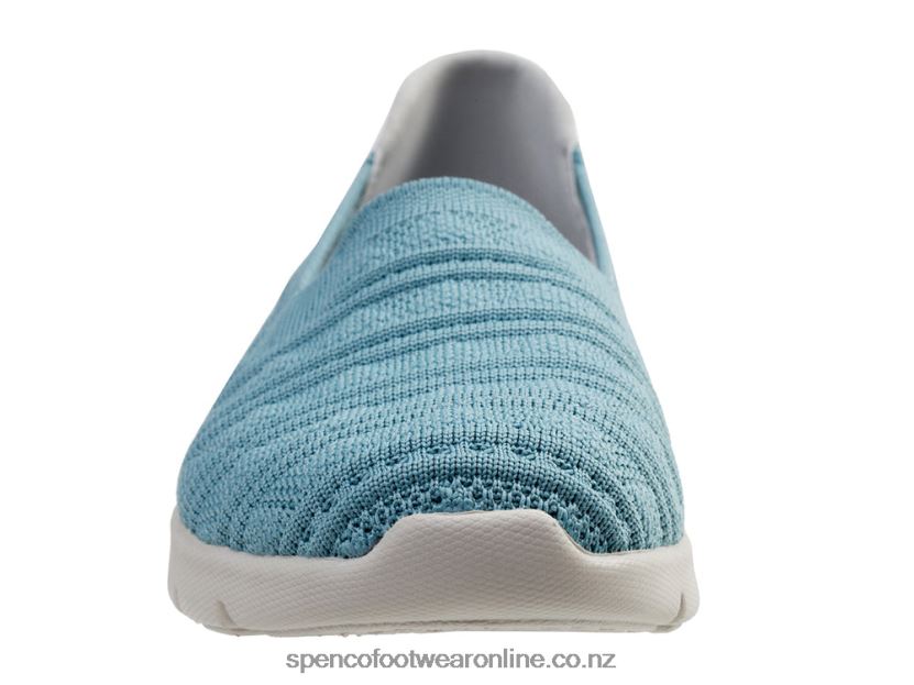 Women Spenco Footwear Comfort Stretch Crochet 426V8T343 Aquifer