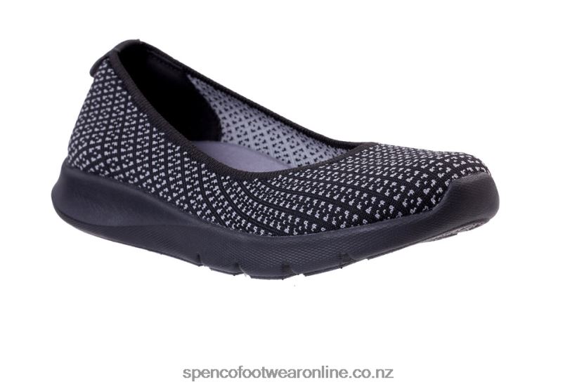 Women Spenco Footwear Daily Stretch Batik Classic 426V8T465 Black