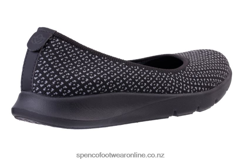 Women Spenco Footwear Daily Stretch Batik Classic 426V8T465 Black