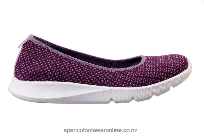 Women Spenco Footwear Daily Stretch Batik Classic 426V8T466 Elderberry