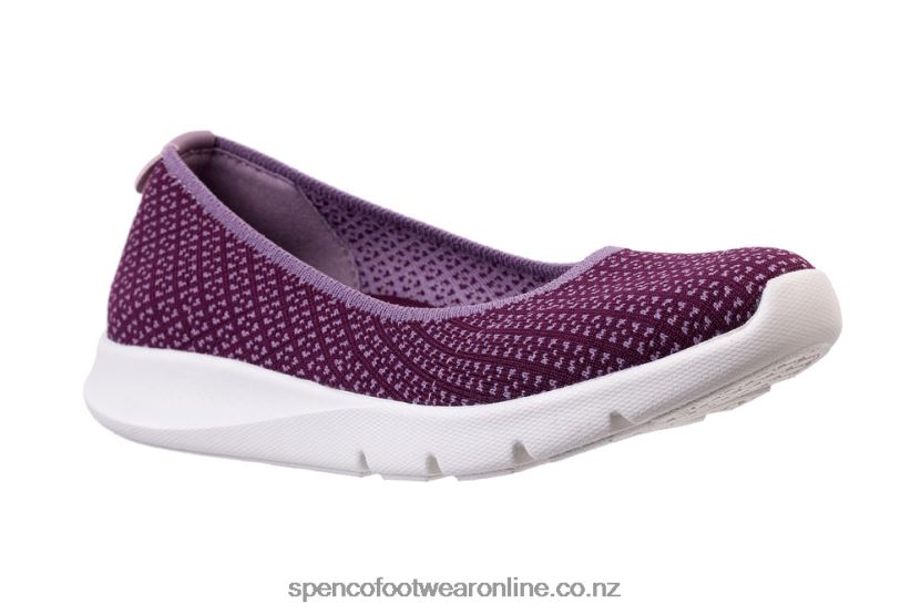 Women Spenco Footwear Daily Stretch Batik Classic 426V8T466 Elderberry