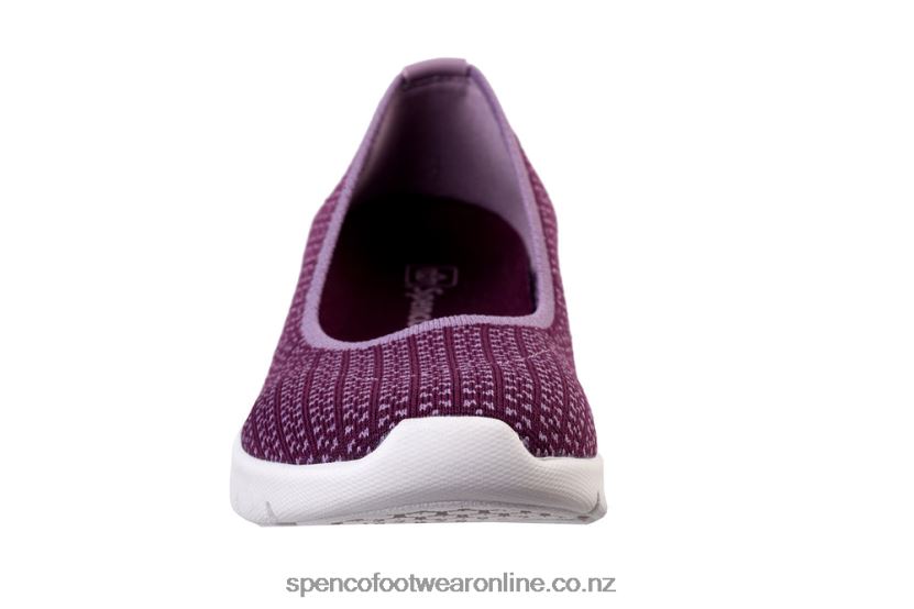 Women Spenco Footwear Daily Stretch Batik Classic 426V8T466 Elderberry