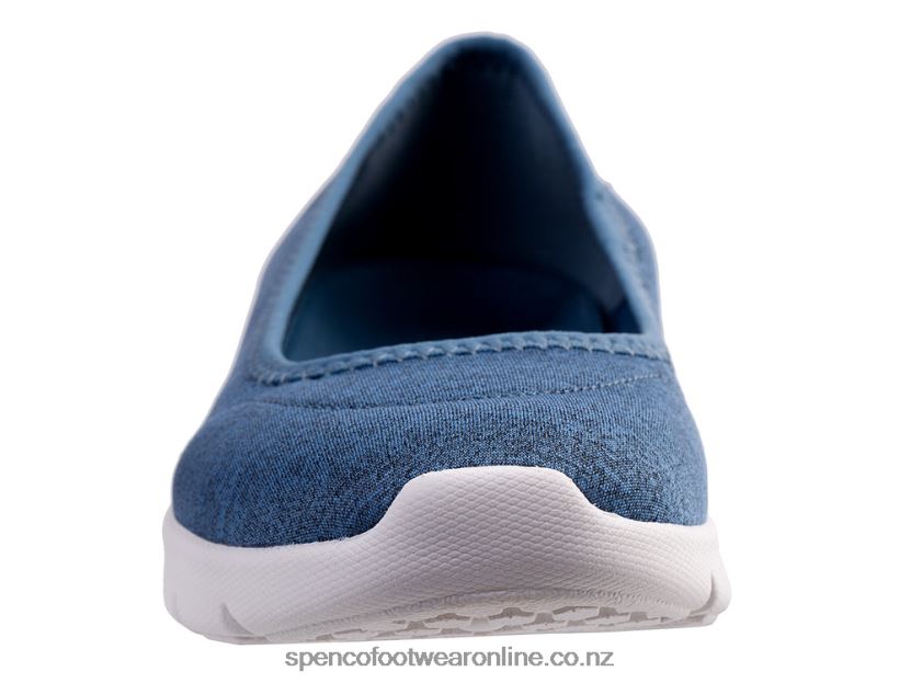 Women Spenco Footwear Daily Stretch Jersey Classic 426V8T501 Bluestone