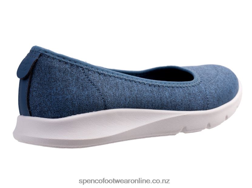 Women Spenco Footwear Daily Stretch Jersey Classic 426V8T501 Bluestone