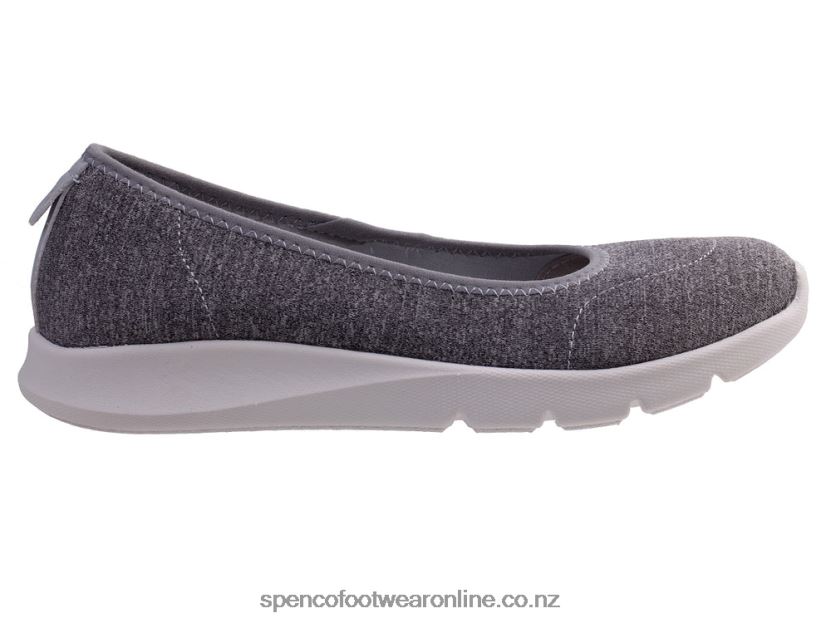 Women Spenco Footwear Daily Stretch Jersey Classic 426V8T502 Glacier Grey