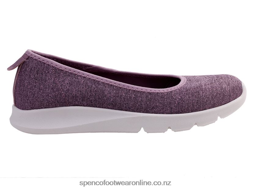 Women Spenco Footwear Daily Stretch Jersey Seasonal 426V8T497 Elderberry