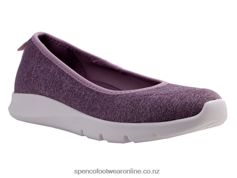Women Spenco Footwear Daily Stretch Jersey Seasonal 426V8T497 Elderberry
