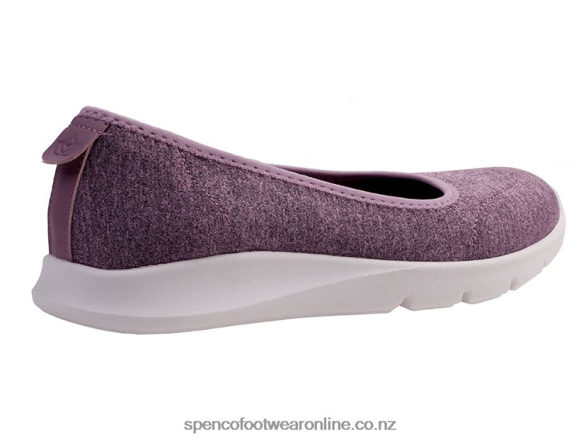 Women Spenco Footwear Daily Stretch Jersey Seasonal 426V8T497 Elderberry