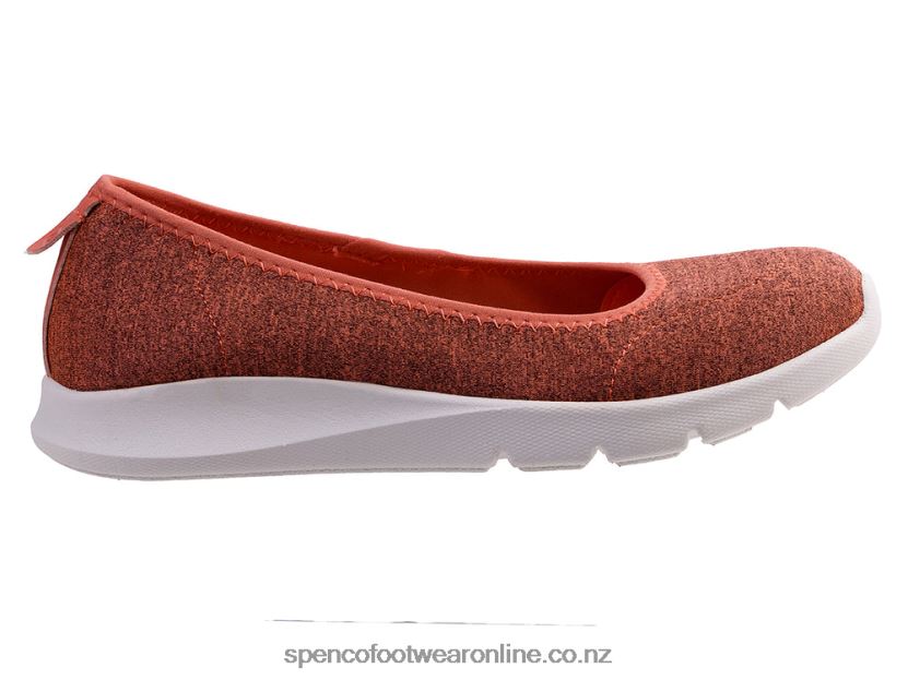 Women Spenco Footwear Daily Stretch Jersey Seasonal 426V8T499 Terra Cotta