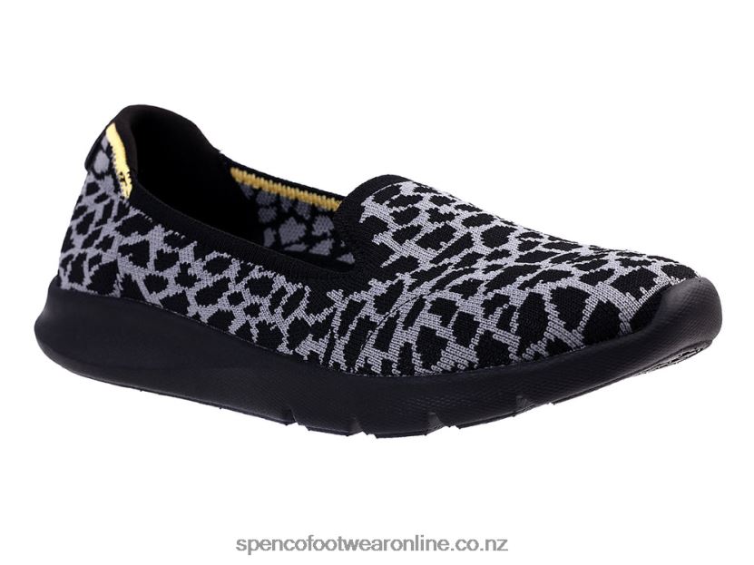 Women Spenco Footwear Epic Stretch Giraffe Classic 426V8T505 Black