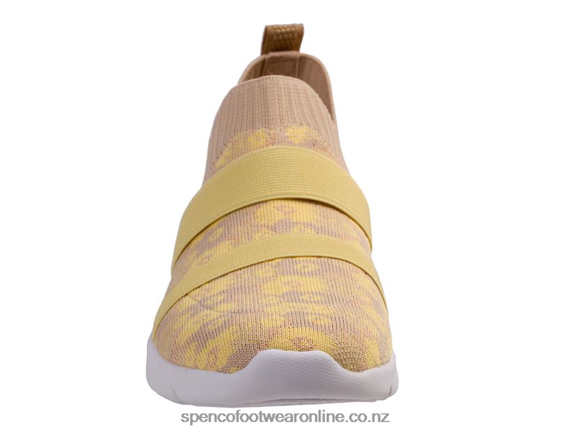 Women Spenco Footwear Karma Stretch Floral 426V8T520 Almond