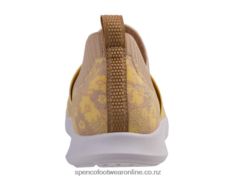 Women Spenco Footwear Karma Stretch Floral 426V8T520 Almond