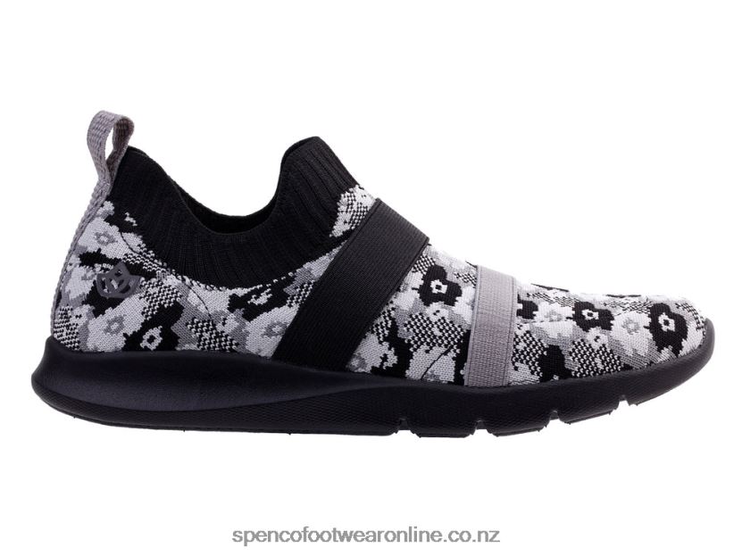 Women Spenco Footwear Karma Stretch Floral 426V8T521 Black