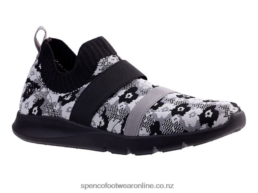 Women Spenco Footwear Karma Stretch Floral 426V8T521 Black