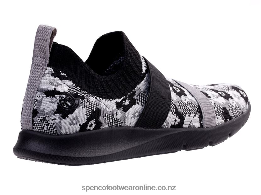 Women Spenco Footwear Karma Stretch Floral 426V8T521 Black